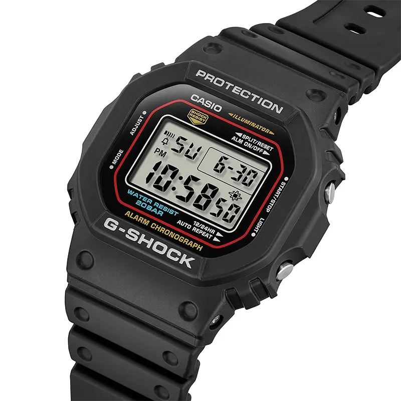 Casio G-Shock Digital Grey Dial Men's Watch- DW-5600RL-1DR
